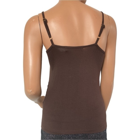 NWT Bishop+Young Babydoll Vegan Leather & Lace Trim Cami Tank Sz. XS Biker Luxe - Picture 6 of 13